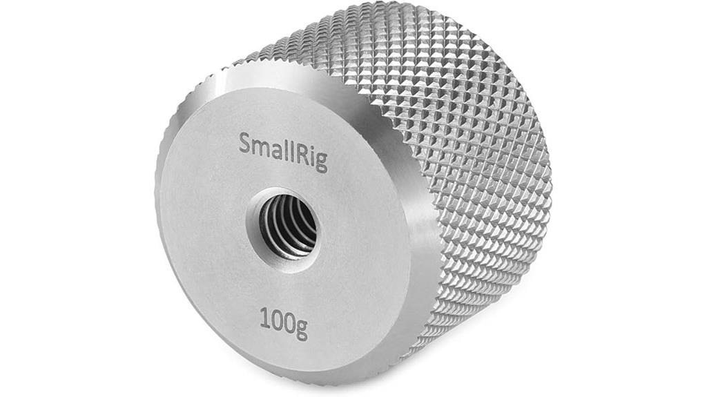 removable counterweight for gimbals