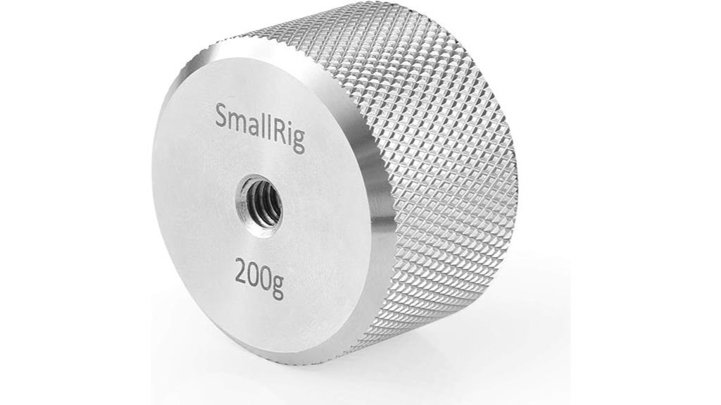 removable counterweight for gimbals