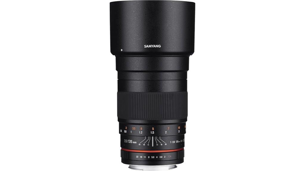 samyang 135mm f 2 lens