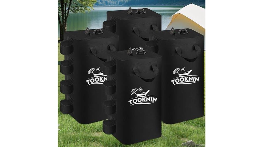 set of four water bags