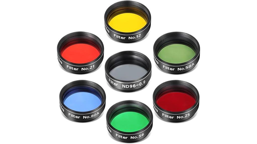 seven filter telescope set