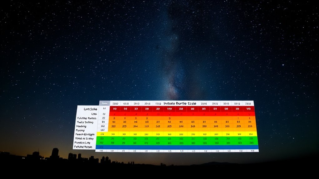 sky brightness and light pollution