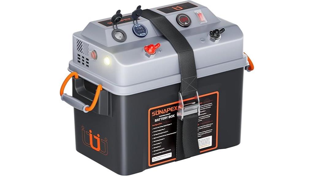 smart 12v 24v battery box