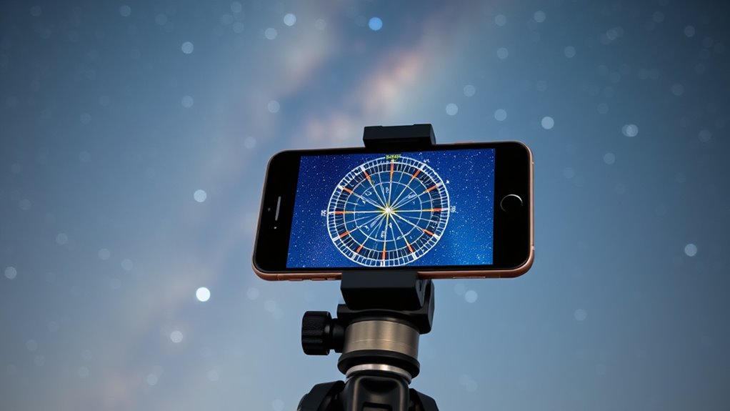 smartphone guided polar alignment