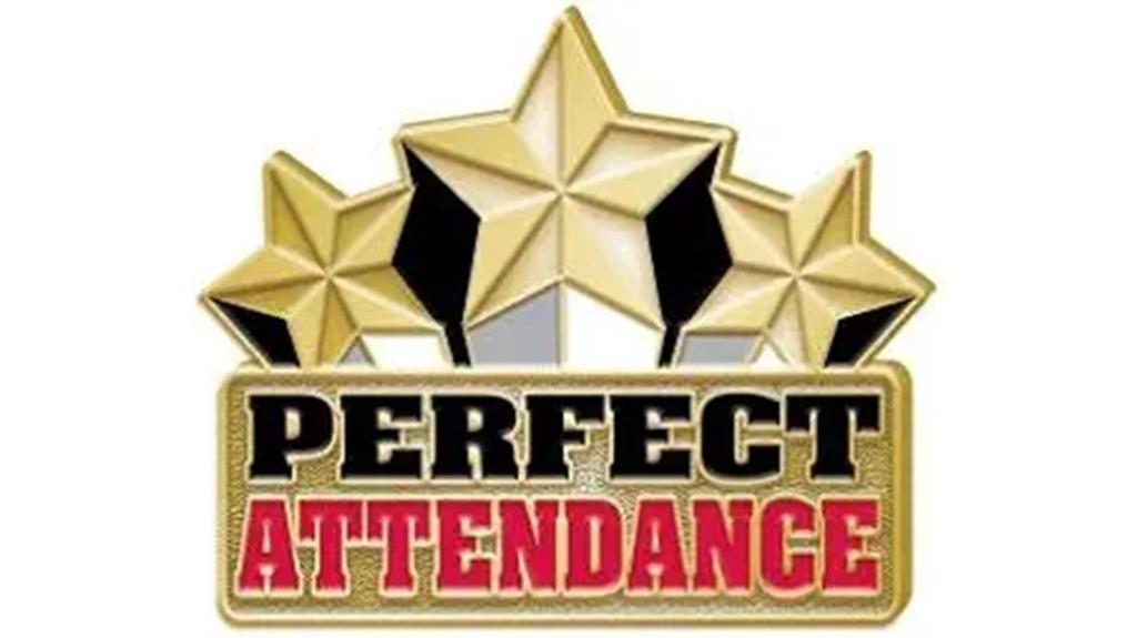 star badge for attendance