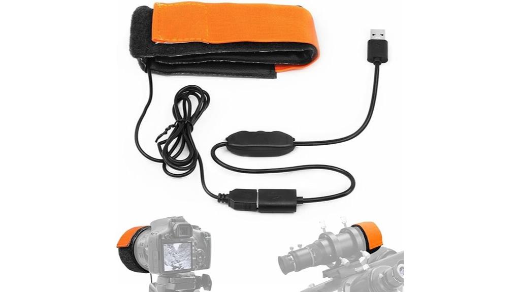 telescope camera lens warmer