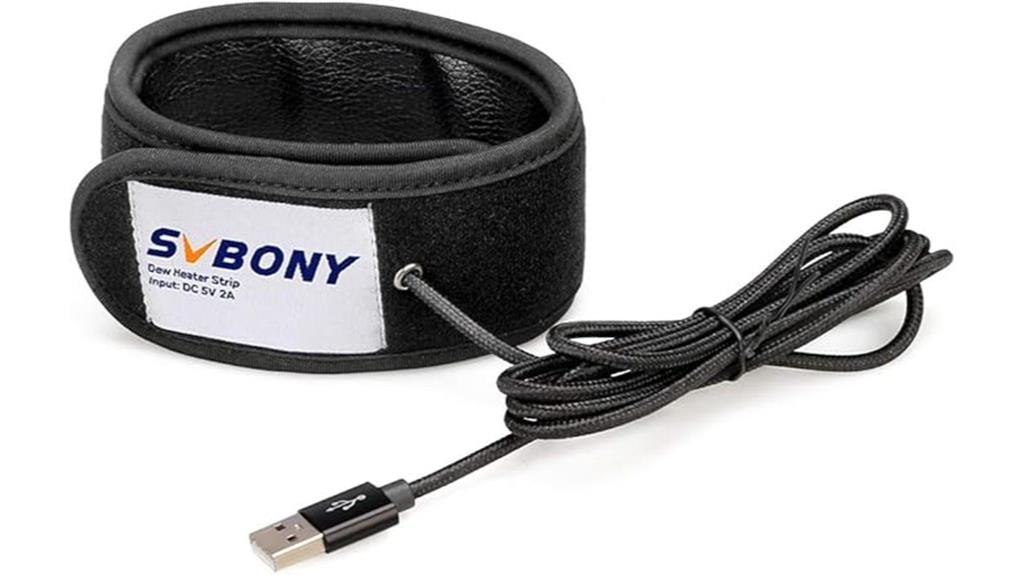 telescope dew heater strip