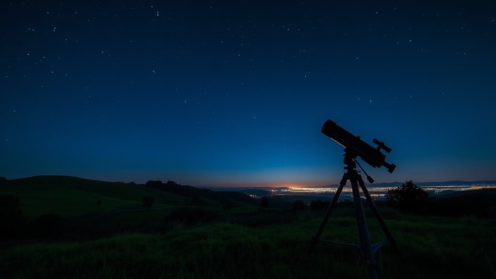 terrain shields light pollution