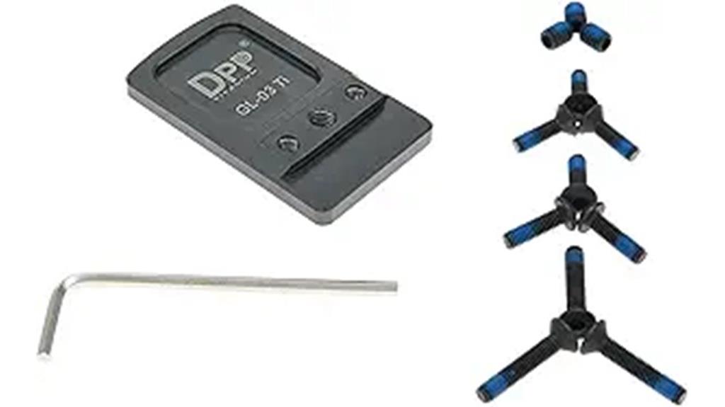 titanium glock holosun mount