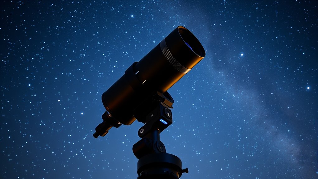 top cooled equatorial mount