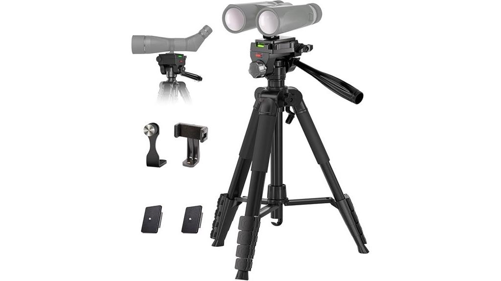 tripod with phone holder