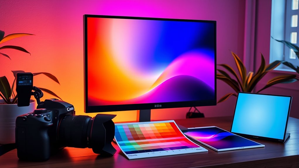 uneven lighting and sensor flaws