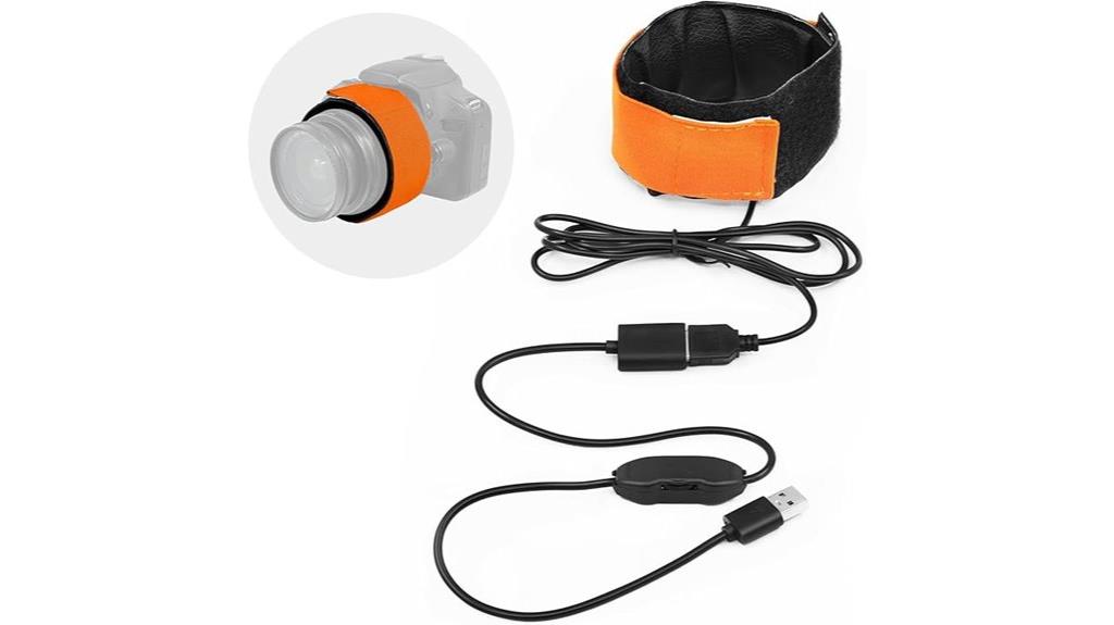 usb lens warmer strip