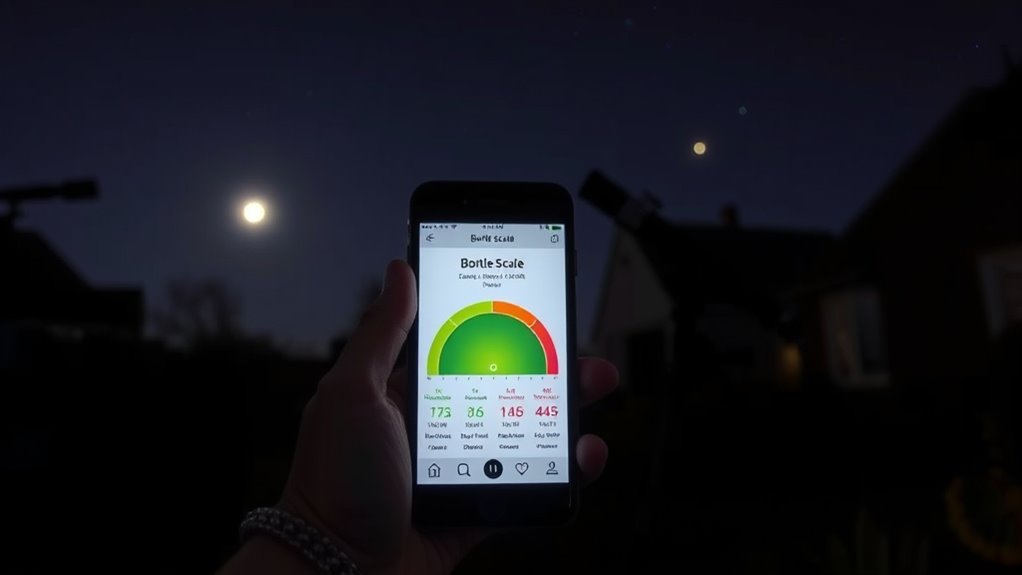 use apps to measure light