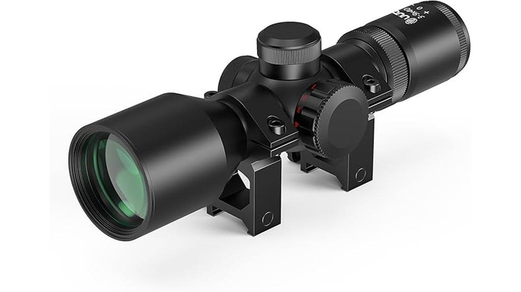variable magnification illuminated reticle