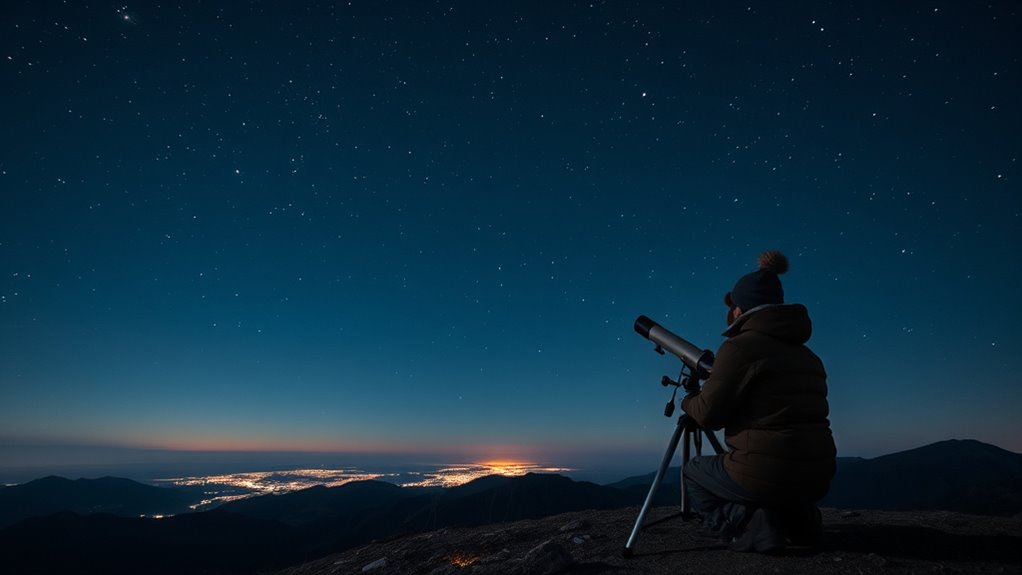 wait for optimal viewing conditions