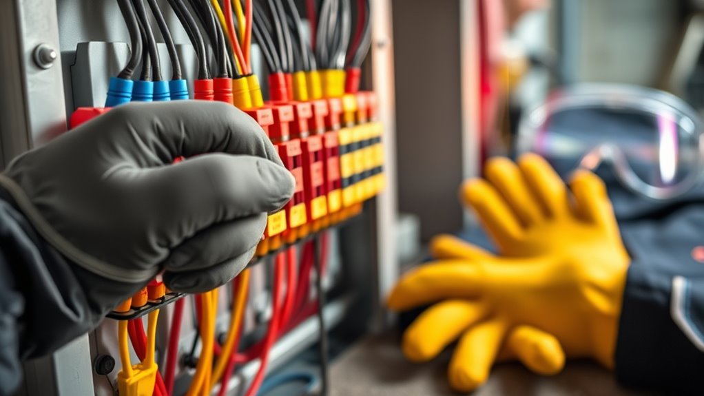 wear insulated protective gear