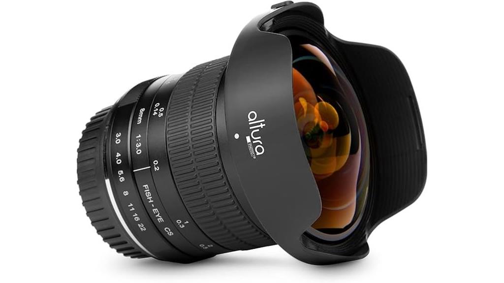 wide angle fisheye lens