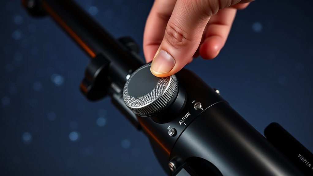 adjusting mount s altitude azimuth