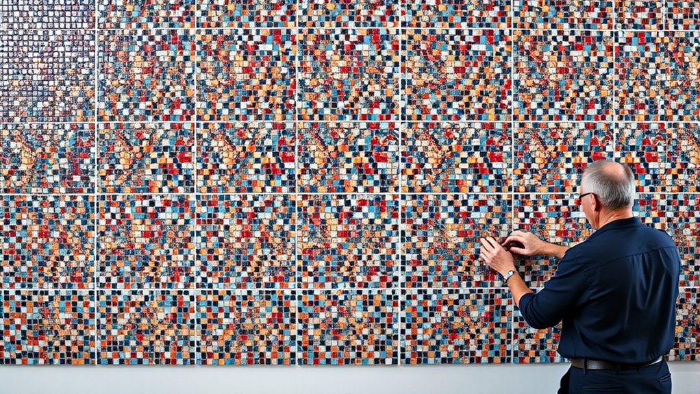 assembling wide image mosaics