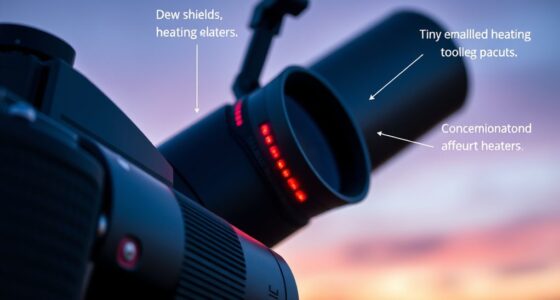 built in dew heaters