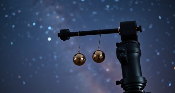 counterweights enhance mount stability