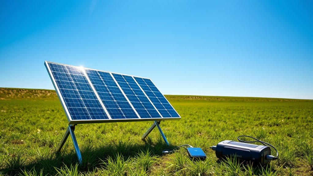 efficient portable solar charging