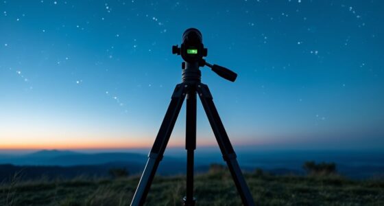 ensure tripod is level