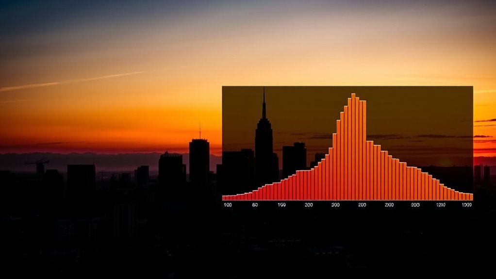 exposure range histogram analysis