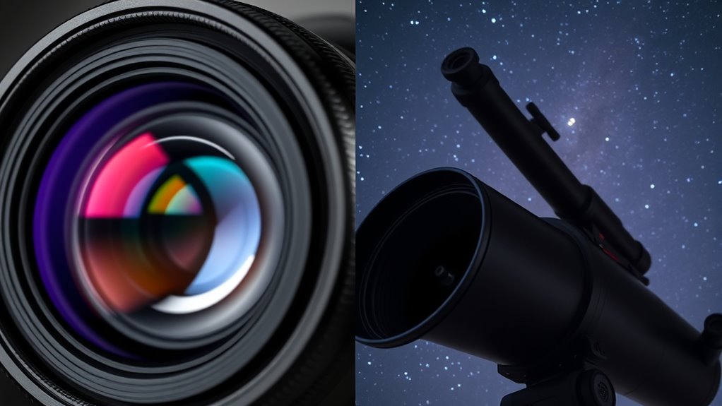 lenses versus telescopes comparison