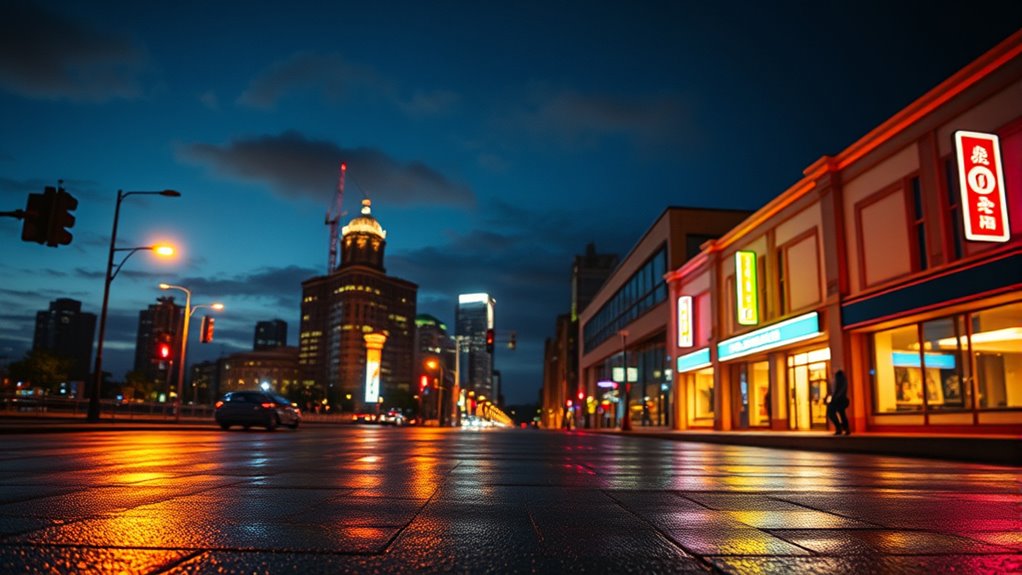 night photo color tuning