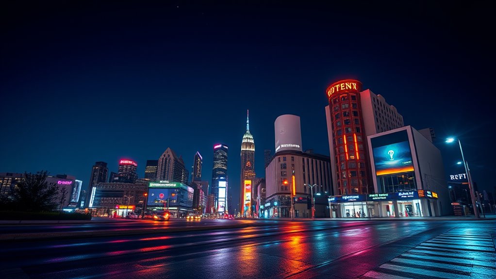 night photography color correction