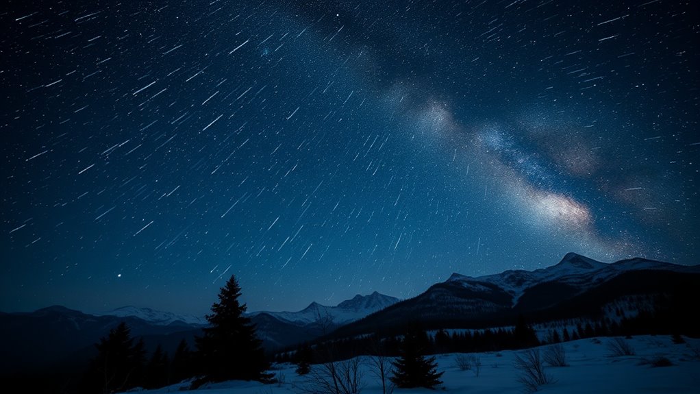 observe winter meteor shower