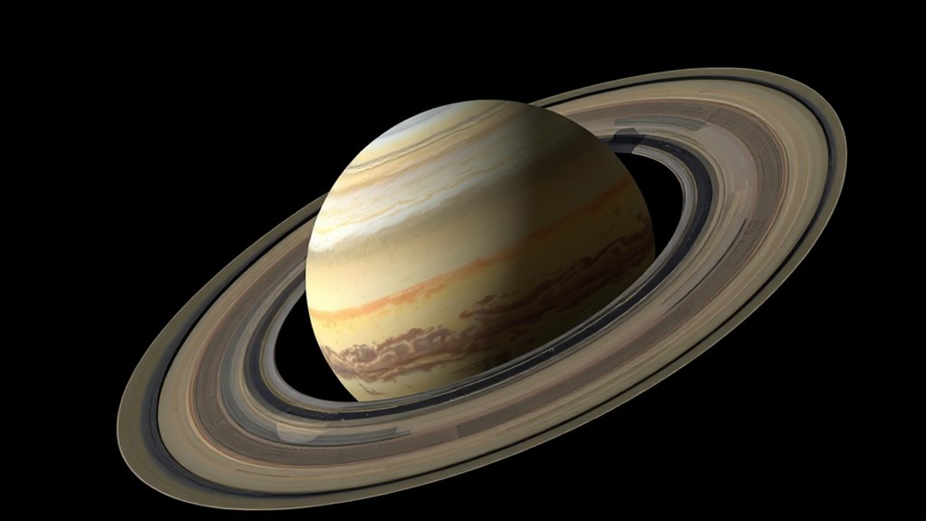 saturn s rings and moons