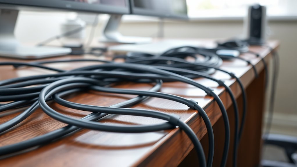 secure and organized wiring