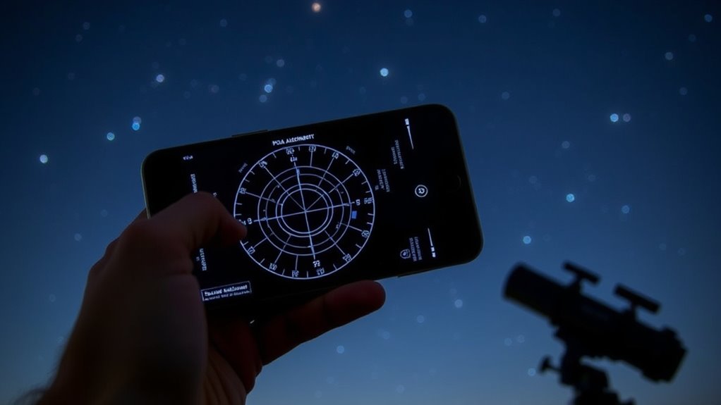 smartphone app guided polar alignment