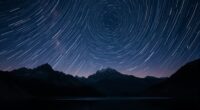 stacked star trail photographs