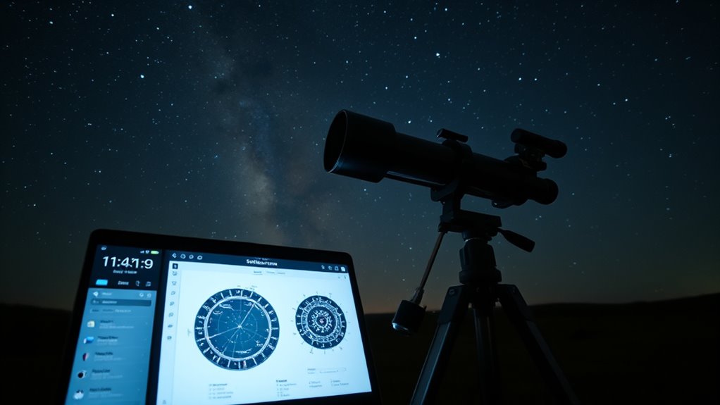 stellarium target framing guide