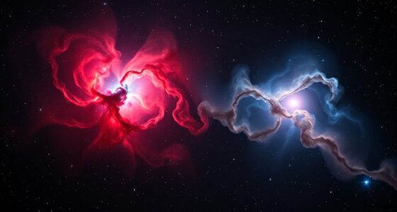 twin nebulae in cassiopeia