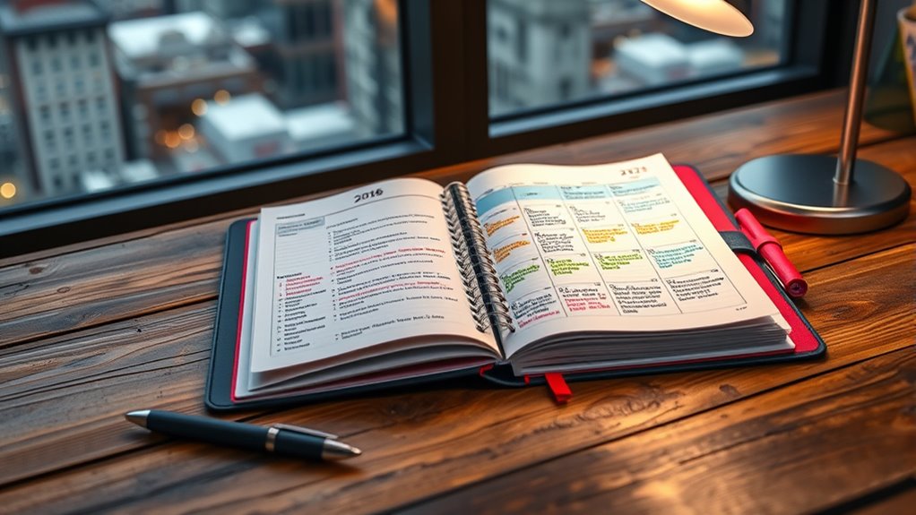 choosing an organized durable planner