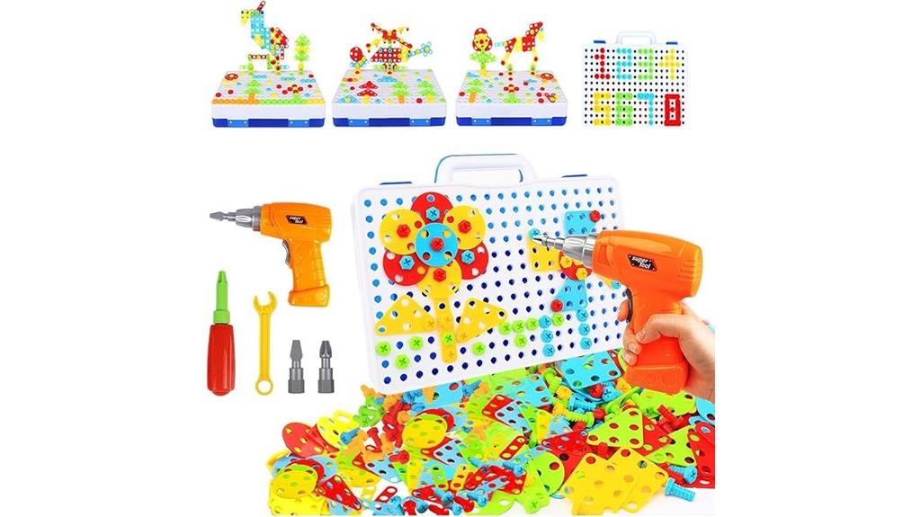 electric drill building toys