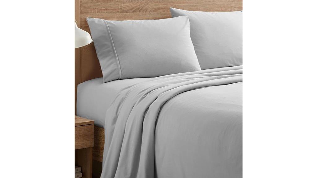 flannel bedding with deep pockets