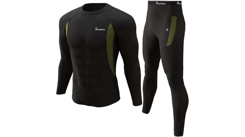 men s fleece thermal base layer