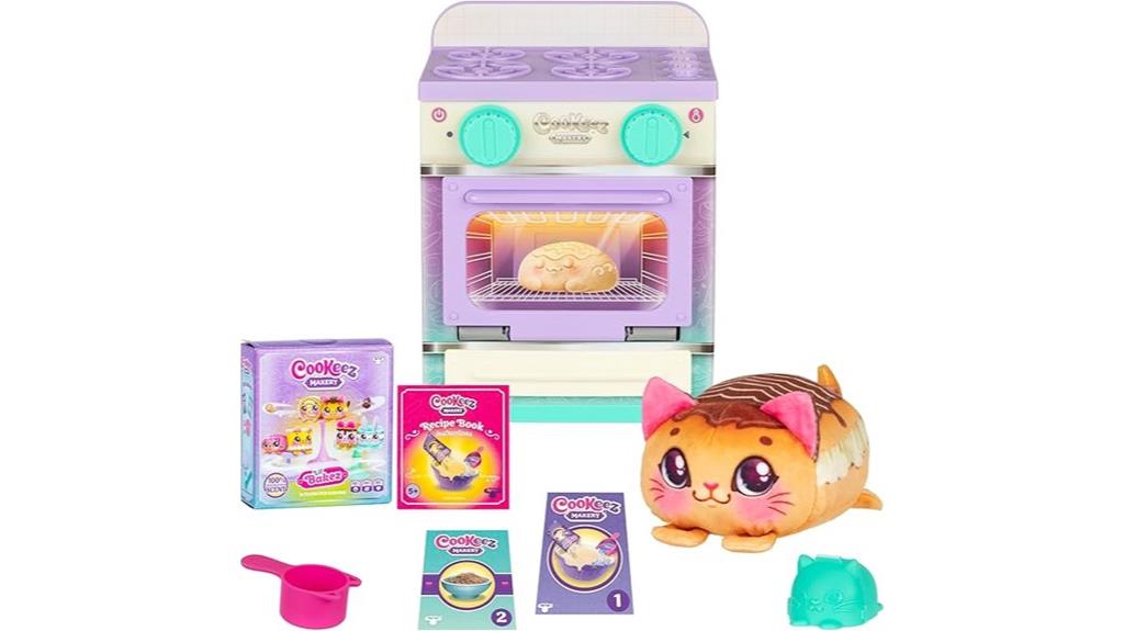 mini oven and dough toy