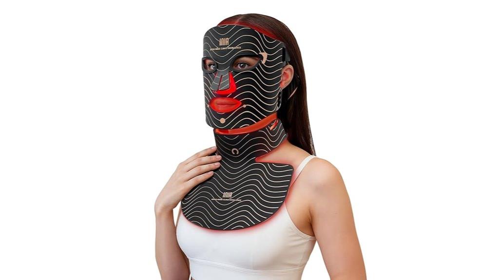 multi mode facial red light mask