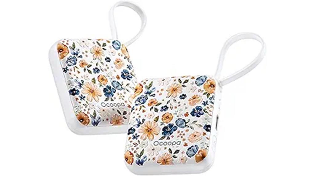 rechargeable hand warmer with smart control