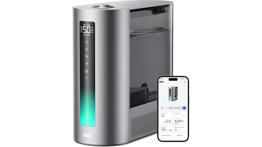 smart 6l humidifier with sensor