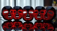 top red light masks