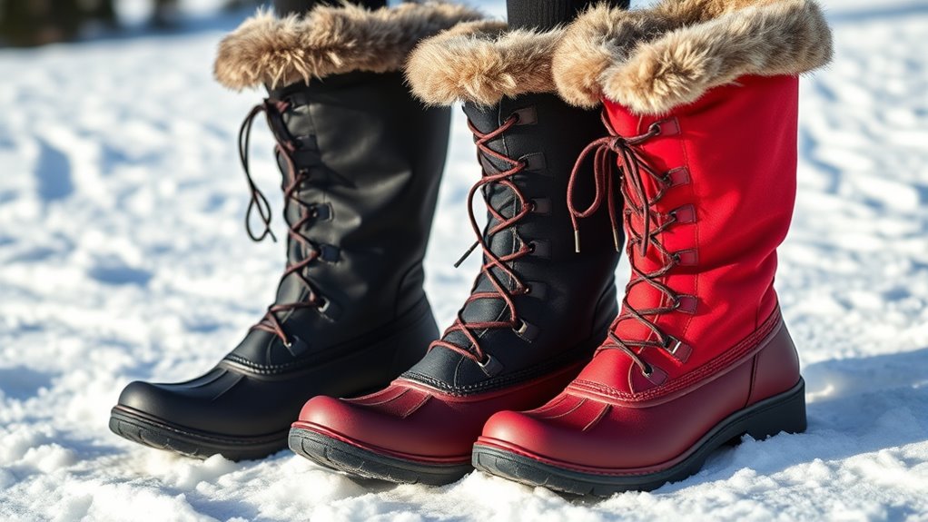top women s waterproof snow boots
