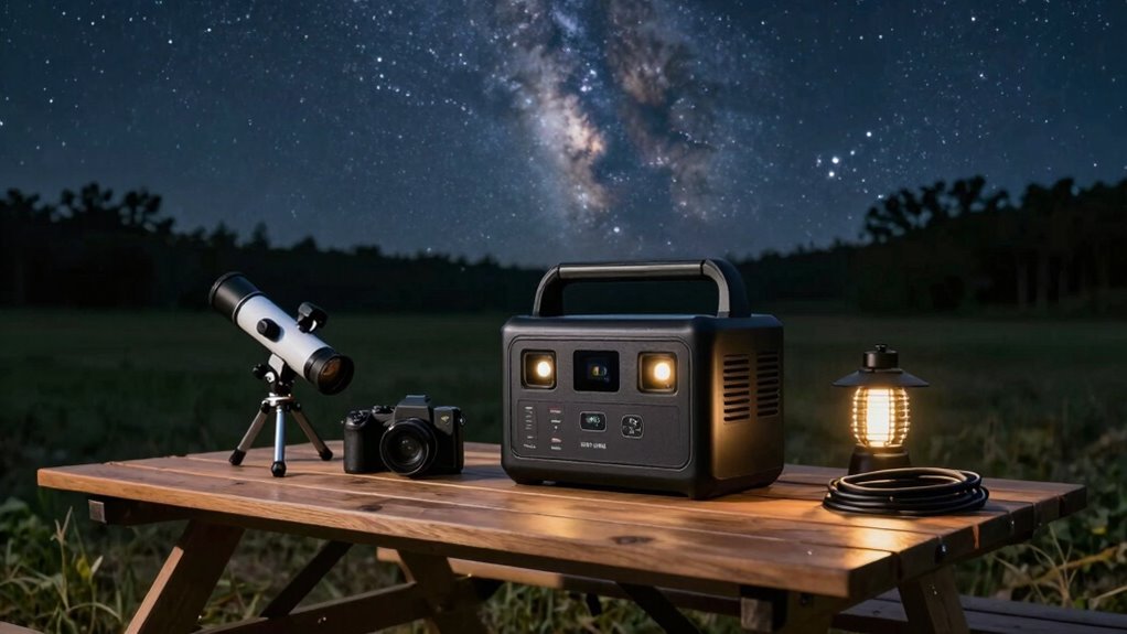 battery choices impact star gazing experience